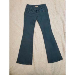 BCBG generation Pants Teal/Green pants casual flare legs  Sz 26